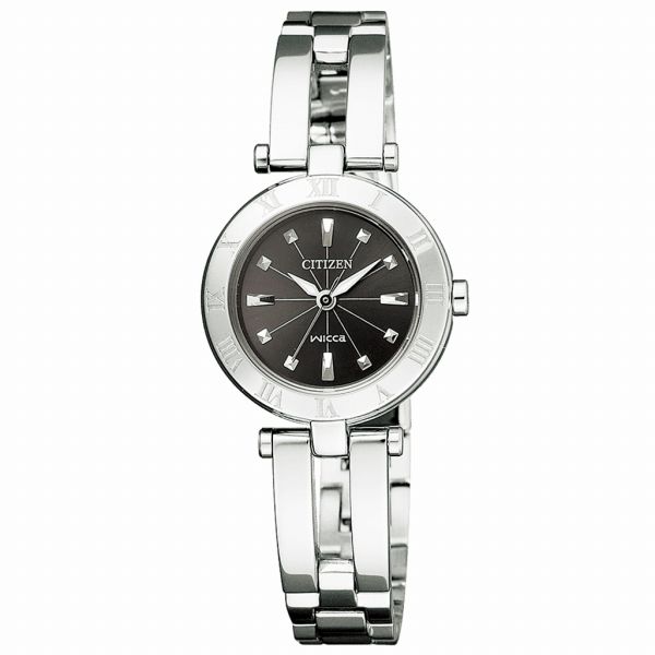 取寄品 正規品 CITIZEN シチズン ウィッカ NA15-1571C wicca ラウンドフェイス ソーラーテック レディース腕時計 送料無料