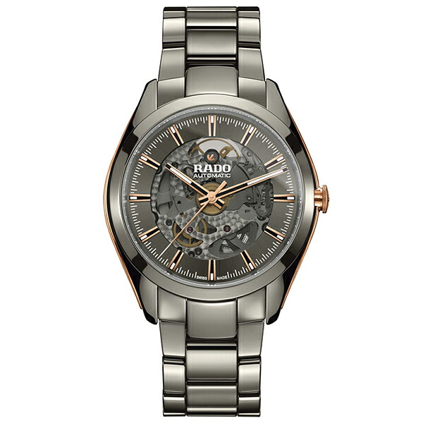 取寄品 RADO ラドー 自動小銃一巻きウオッチ R32021102 ハイパークローム オートマティック 開けはなしハート型 Rado HyperChrome Automatic Open Heart ユニ一発やるウオッチ 貨物輸送無料