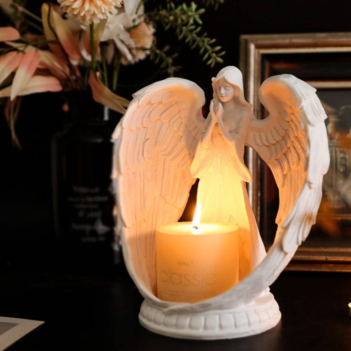 楽天市場】ゴールドエンジェル テーパーキャンドルスタンド 2種類より