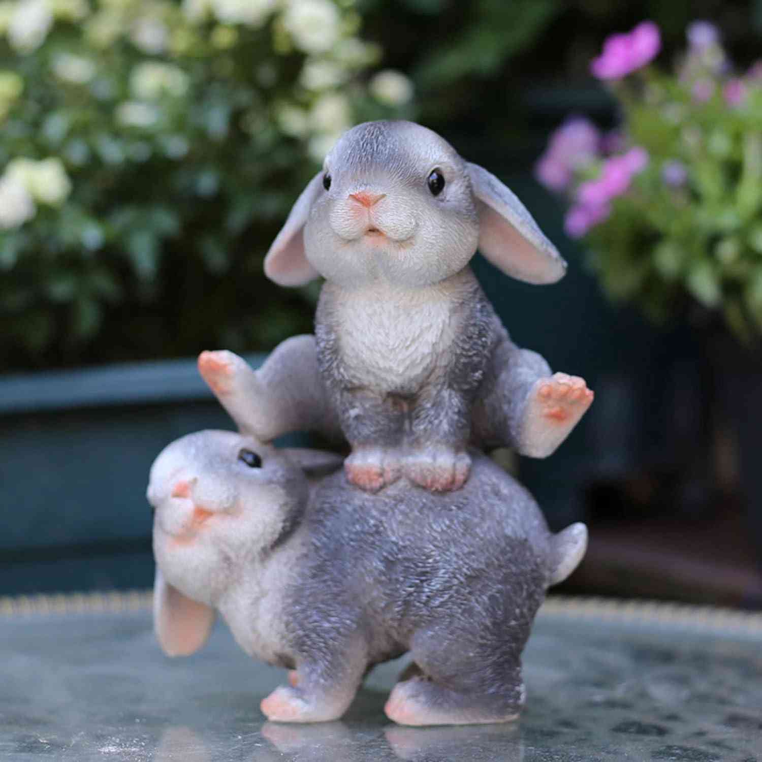 楽天市場】うさぎ ウサギ 置物 オブジェ おしゃれ かわいい