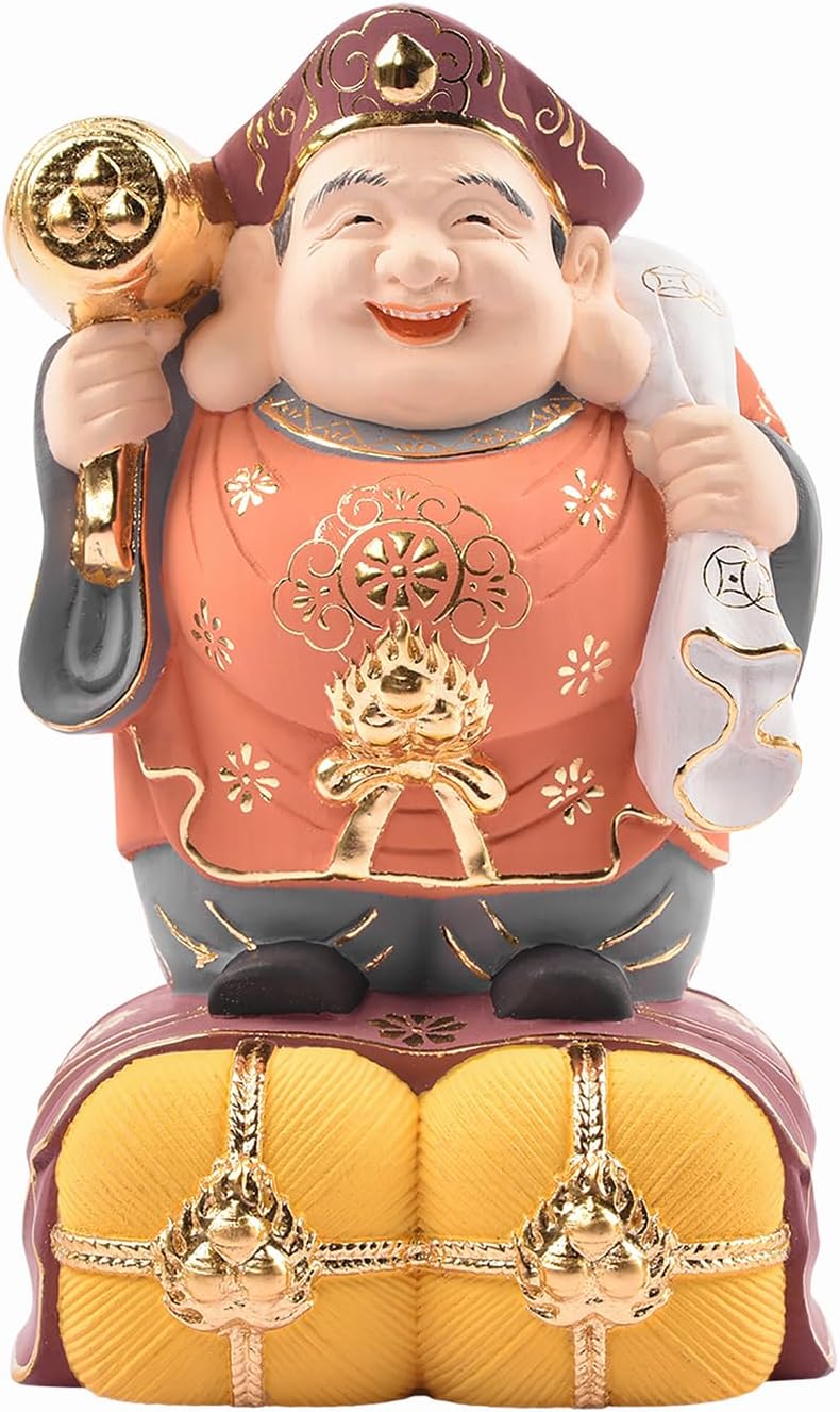 楽天市場】七福神 大黒天 恵比寿 神棚 屋久杉 木彫り 置物 風水