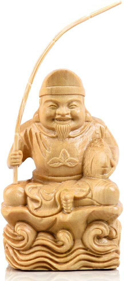 楽天市場】七福神 大黒天 恵比寿 神棚 屋久杉 木彫り 置物 風水 開運