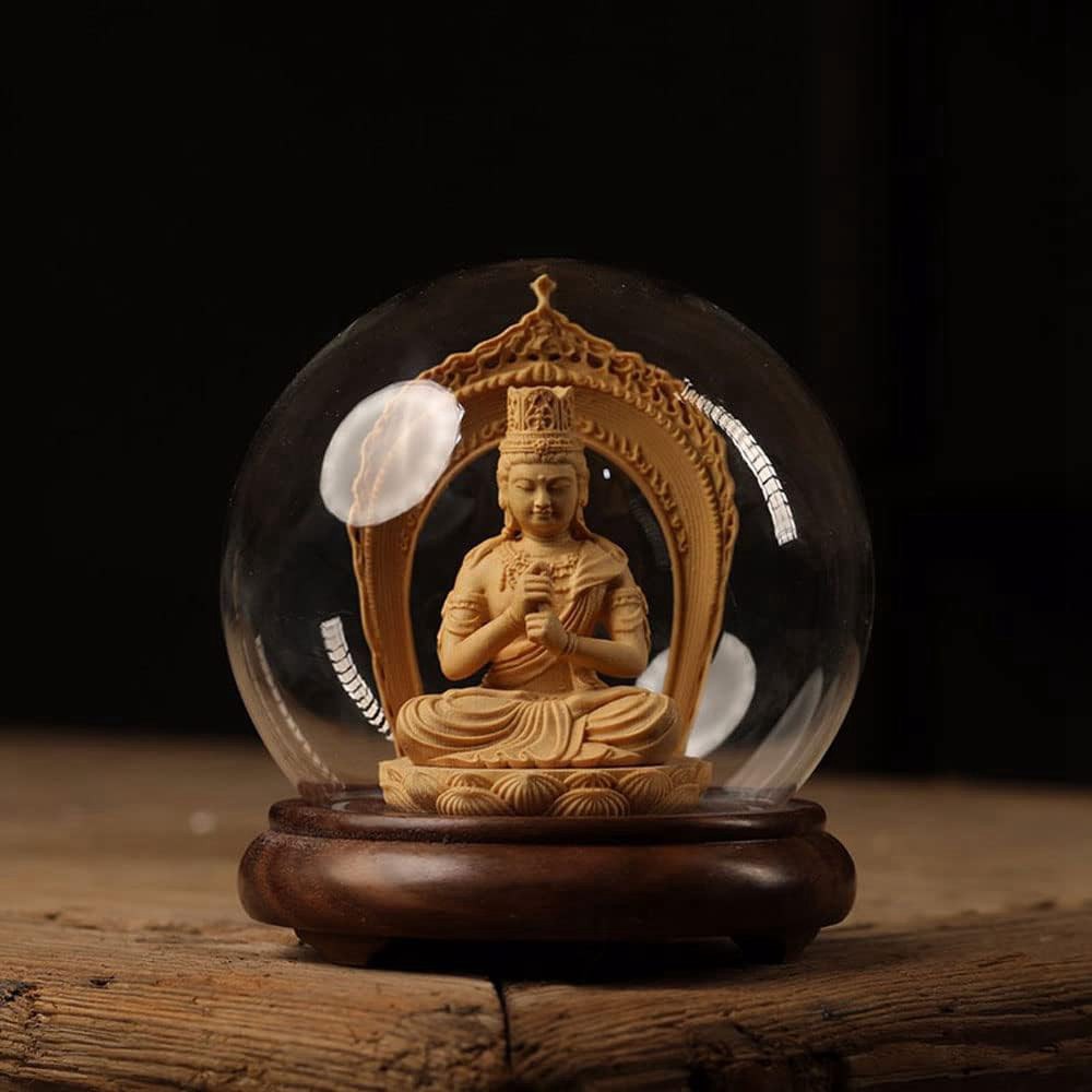 楽天市場】仏像【天然木桧無垢・一本彫り：ほっこりミニ仏像 大日如来