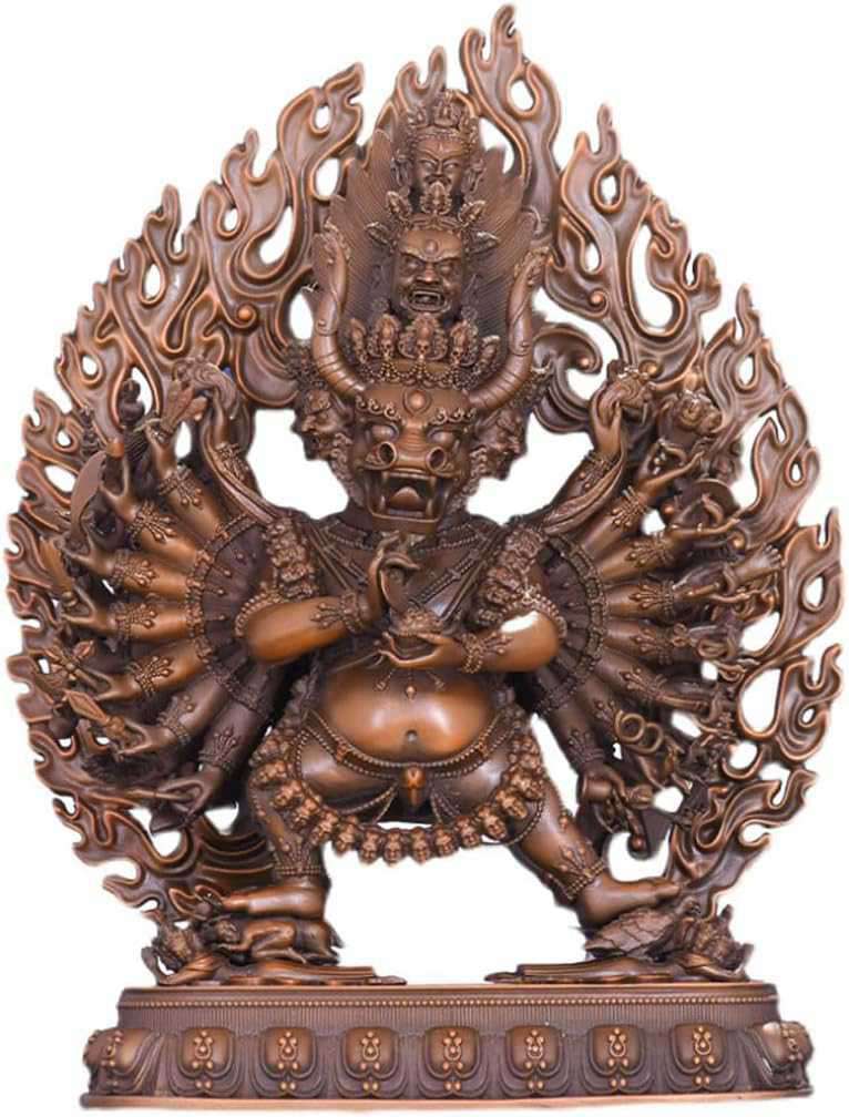 楽天市場】不動明王像 (金属製,高さ約28cm) 大＜風水グッズ