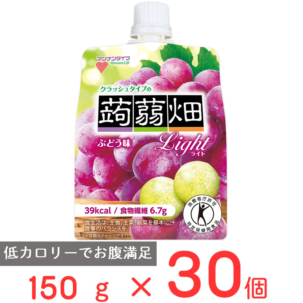蒟蒻畑　トクホ　特保　グレープ　マスカット　72個 蒟蒻畑 マンナンライフ ララクラッシュ マスカット味【特定保健