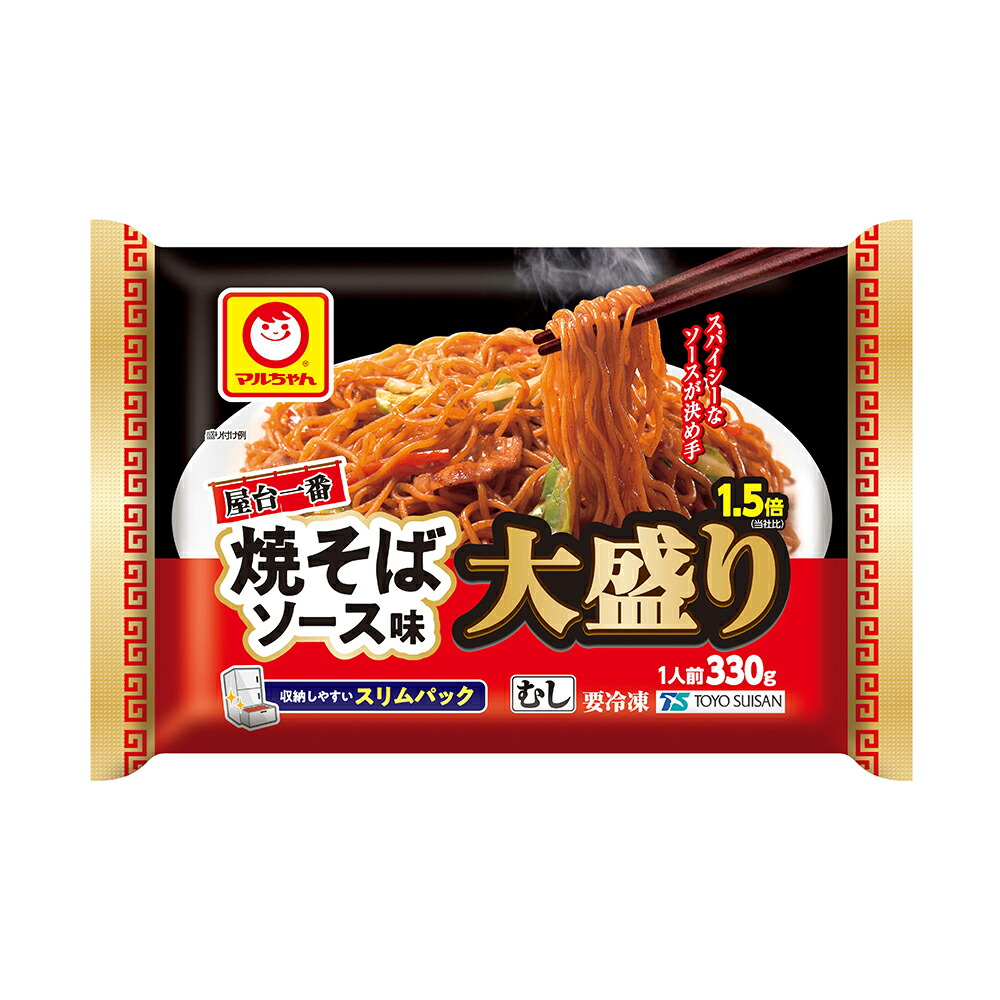 最大87 オフ 冷凍食品 東洋水産 マルちゃん 屋台一番 焼そばソース味 大盛り1 5倍 330g 12個 焼きそば 冷凍そば 麺 やきそば 夜食 軽食 冷凍 冷食 時短 手軽 簡単 美味しい