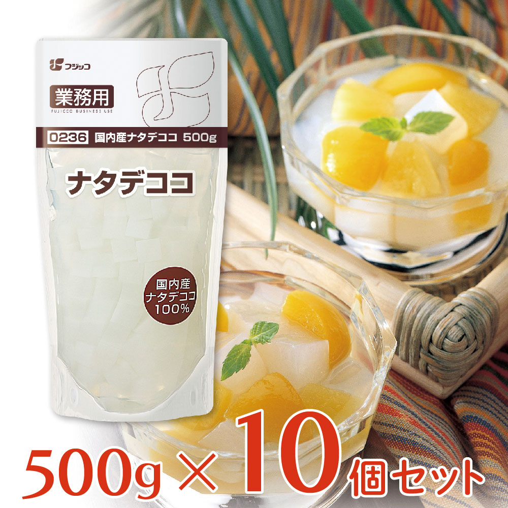 フジッコ 業務用 国内産ナタデココ 500g×10個