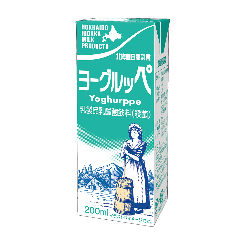 楽天市場】北海道日高乳業 ヨーグルッペ 200ml ×24個 乳酸菌飲料 殺菌