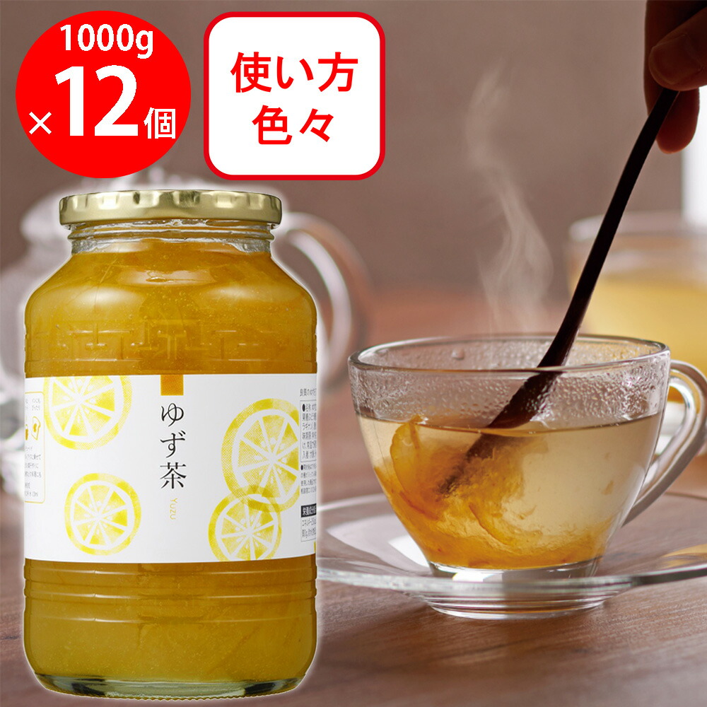 大象(デサン)ジャパン ゆず茶 1000g×12個 10,355円