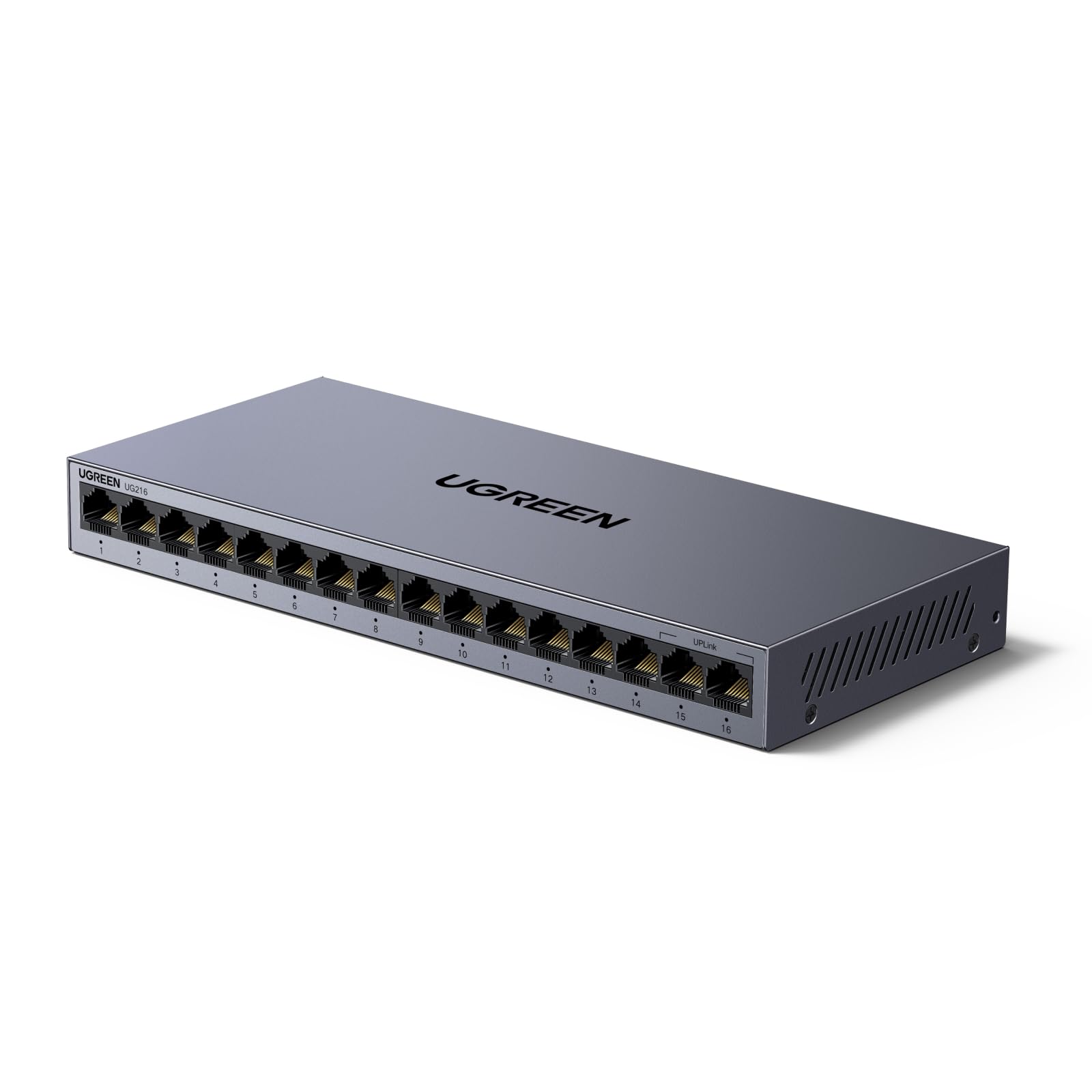スイッチングこしき 16界面 ギガビット 1000Mbps ローカルエリアネットワークこしき 飾りもの相応う 繋ぎ＆かき鳴らす 金属元素筐体 愛読者受け答え腹積もり VLAN流行り物積み上げる 8芯界面召しかかえる バス発着場・アンド・フォワード操作手順 Auto MDI/MDIX相応う 電