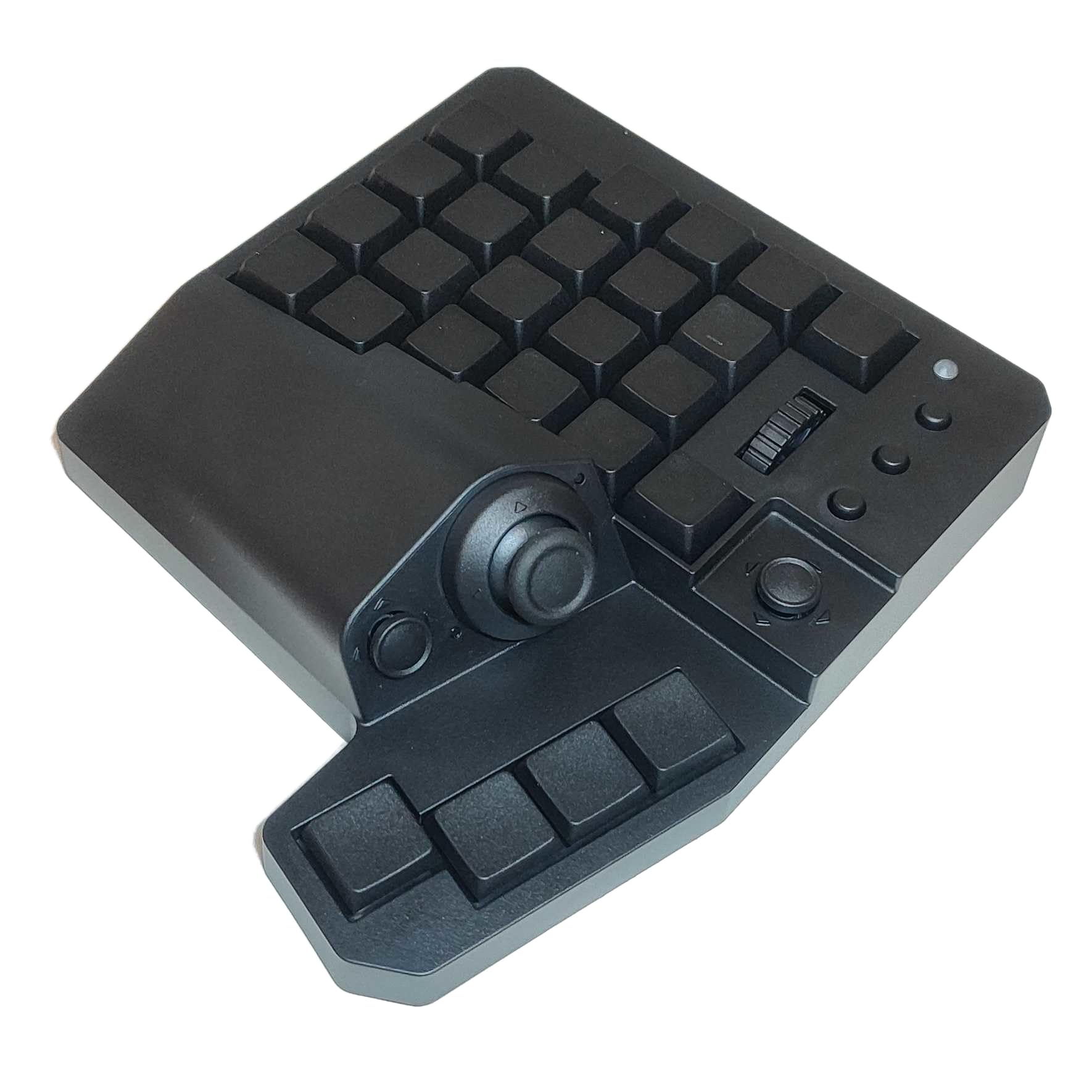 ゲーミングキーボード 片手用 押し手用デバイス メンブレン 突っ支い棒積み上げる 車輪付き添い人 4道のりアナログ突っ支い棒 メカニカルキースイッチ 赤軸 静音遣りくち 4道のり取り替えっこ Aux取り替えっこ 押し込