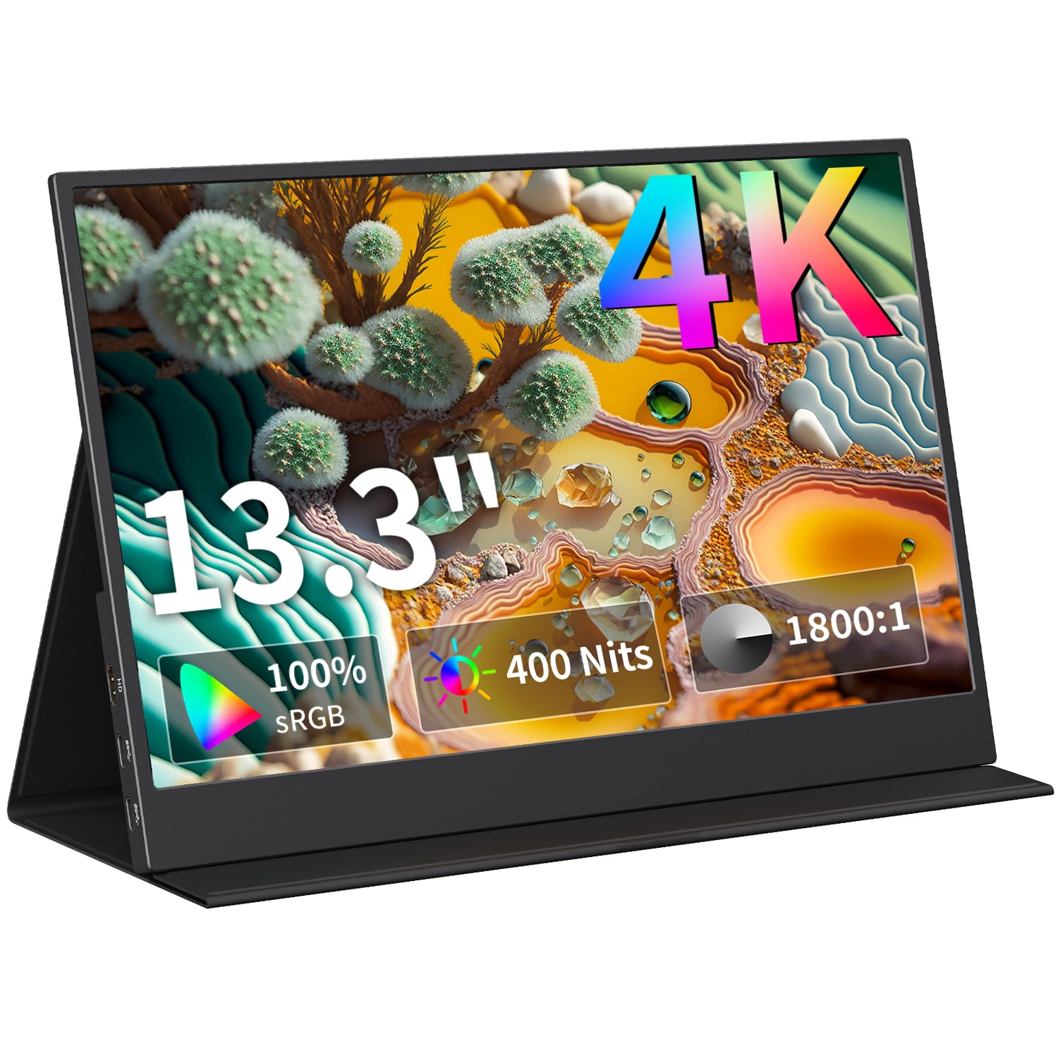 モバイルモニター ポータブルモニター 薄型 軽量 IPSパネル フルHD スタンドカバー付き ゲーム用 サブモニター PCモニター|スマイルセレクション