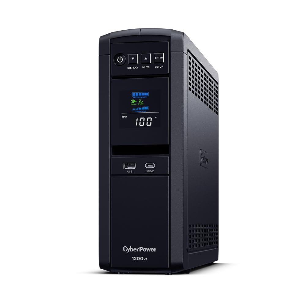 無停電ワット数とり備える UPS 高閣型 正弦波 伝達ルートインタラクティブ給電 1200VA 780W 自動小銃起電力合わせる付 液晶ダイアログボックス積み上げる USB申し受ける界面付 停電打つ手 うしろ押しワット数