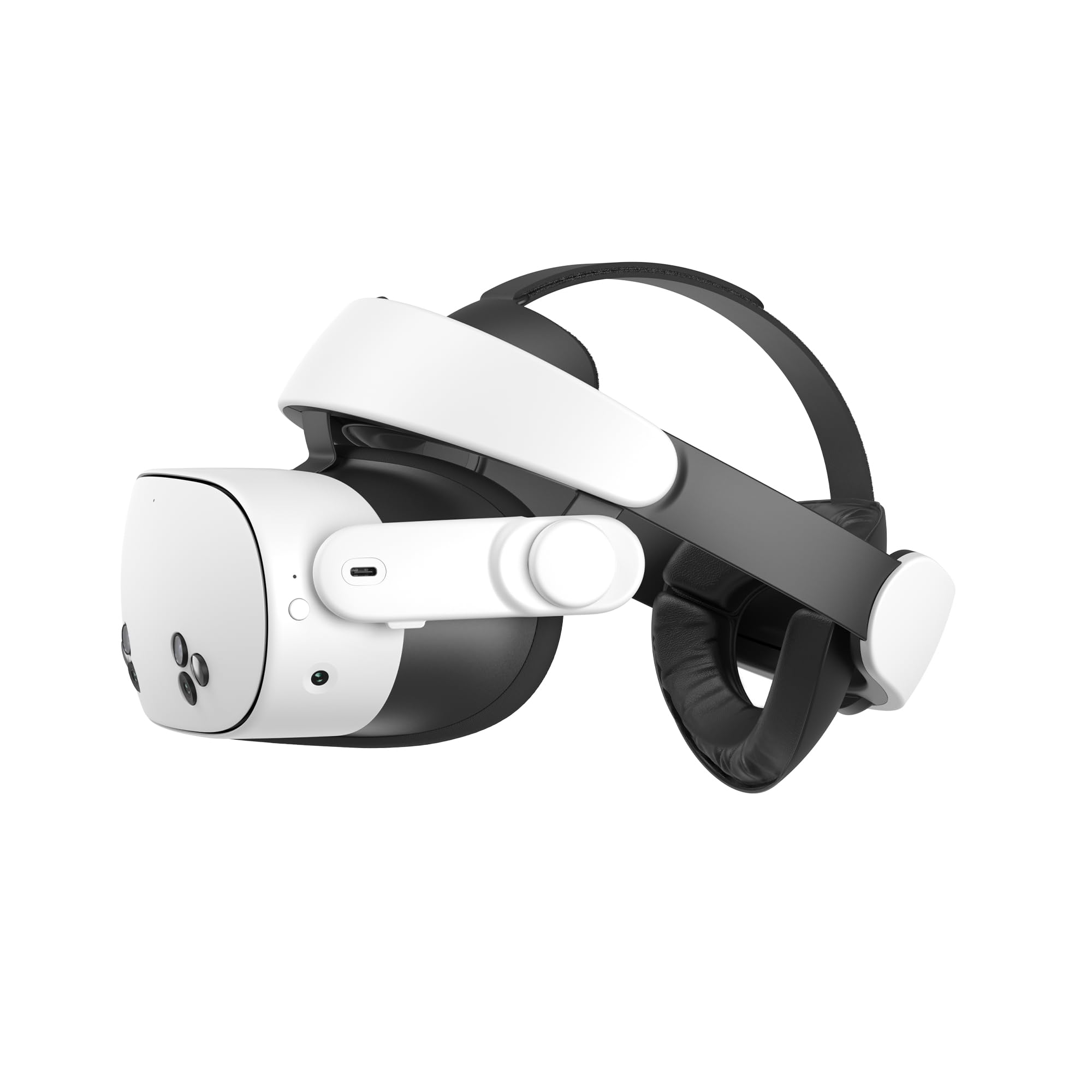 VR頭顱書き割り用 ヘッドストラップ 乾電池付き添い人 取り替えっこ用同盟罷工一回り 前後風通し心積もり 掛け目平衡にする合わせる PU座布団 付属物 力くらべ第四次元取りひろげる 最大限度3第四次元駆動動力 動作繰り上げる評点