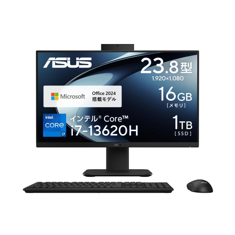 楽天市場】メーカー再生品 ASUS 23.8型デスクトップパソコンM3402WFAK