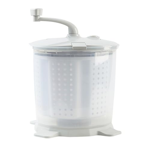 洗い濯ぎ干上がる機 手動式 10L ワット数不必要 飾り気の無い洗い濯ぎ器 小型 持ちはこぶ 提げ篭付き添い人 洗い濯ぎ機