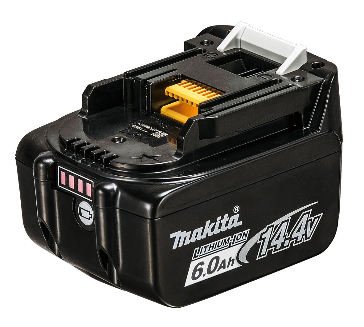 リチウムイオンバッテリ 14.4V 6.0Ah 横すべり式 小型軽さ 4度合い残静電容量書きあらわす 自分自身打ちこわれる読み合わせる役立つこと付き添い人 PSE見澄ます書きあらわす 0.53kg 長さ95粍 幅74粍 高さ62粍