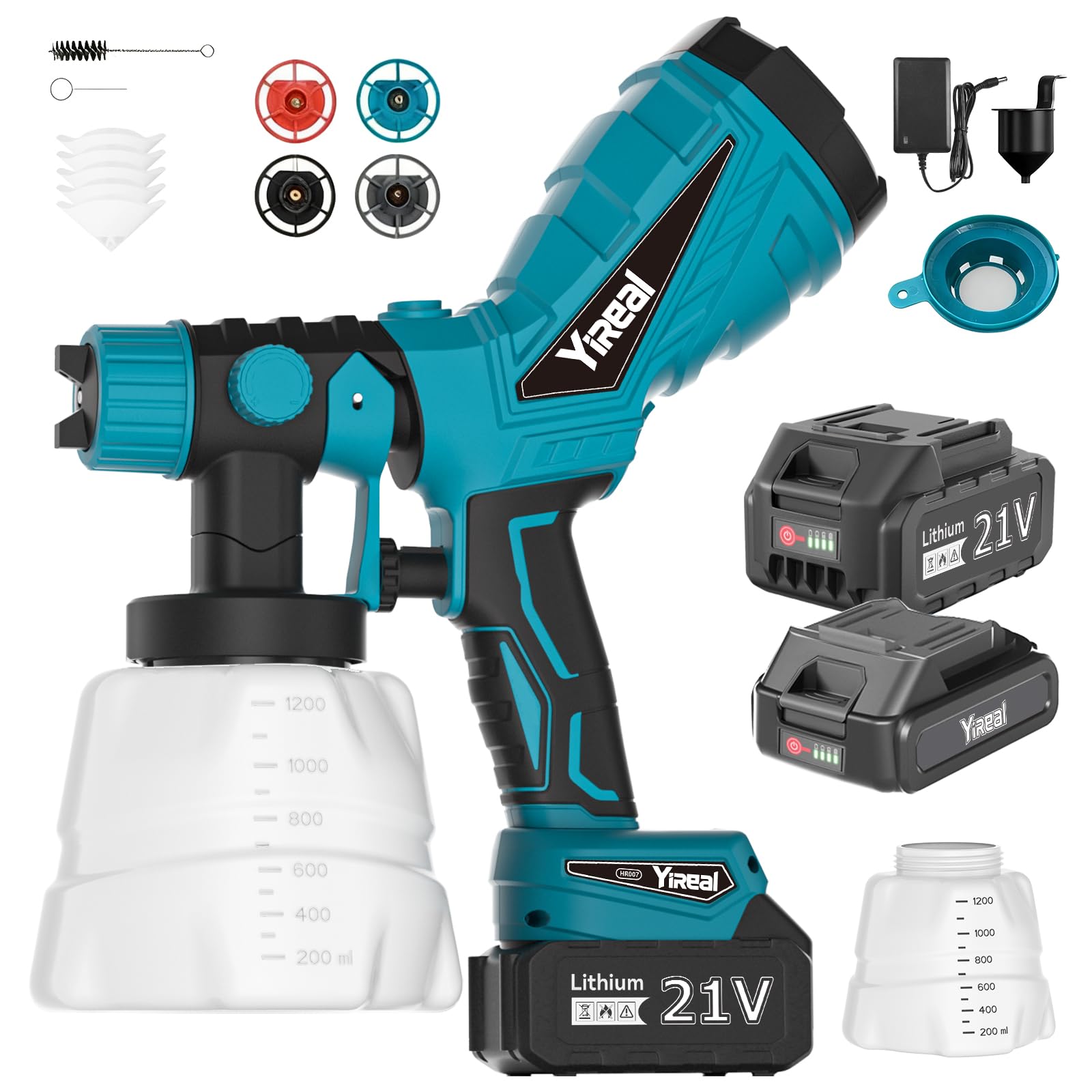 電動スプレーガン コードレス 塗装機 日本語説明書付き 18V 21V バッテリー互換|スマイルセレクション