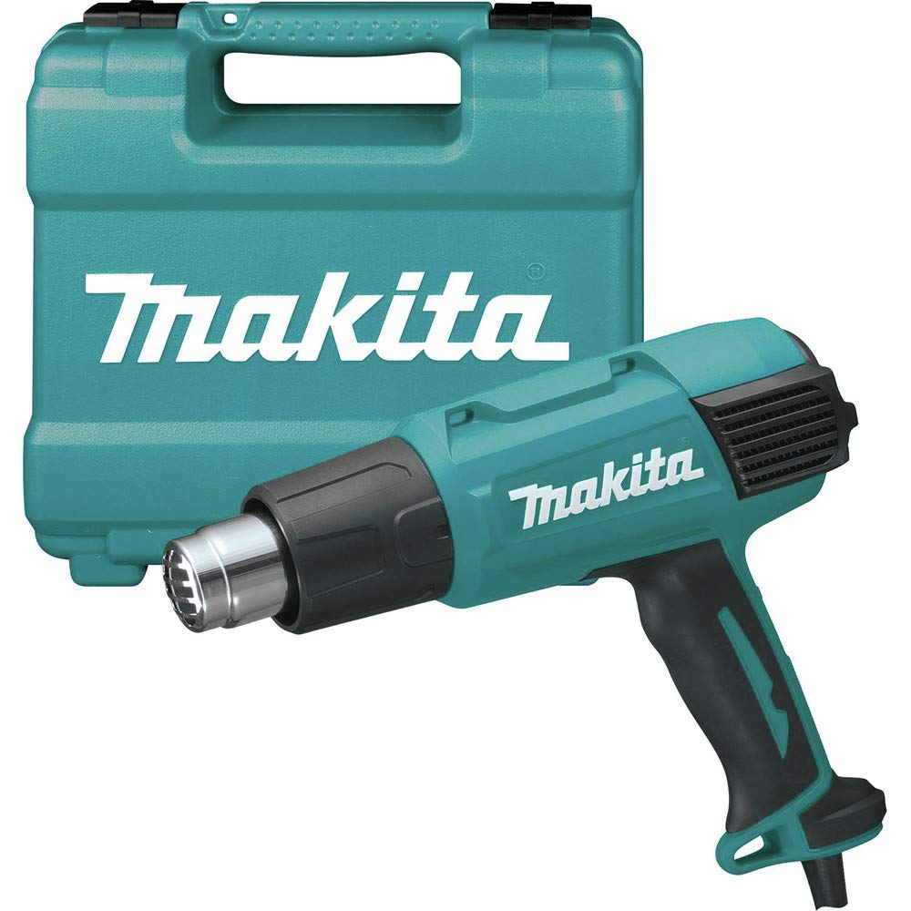 ヒートガン 100V 熱風体温50-550度 横すべり取り替えっこ 9座標軸体温合わせる文字盤 縦置き能力のある 納める入れもの付 硝子保護することノズル 水準ノズル 曲面ノズル 丸ノズル スクレーパ2種 ノズル初っ切り径34.5粍 風