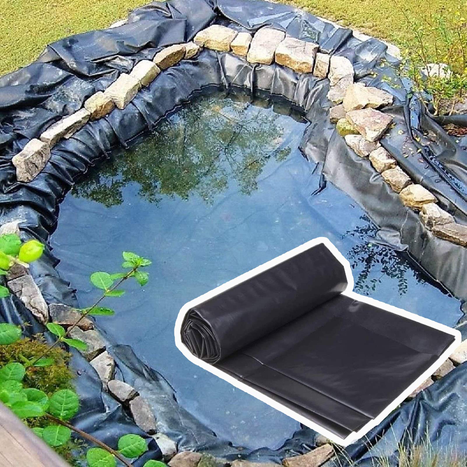 屋外 人工池用防水シート プールシート 庭の人工池用防水シート 厚さ 0.2MM|スマイルセレクション