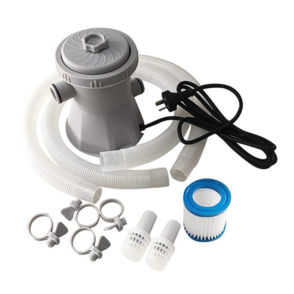 電気プールフィルターポンプ 300ガロン 浄水器 循環再利用可能 110V-220V 家庭用プールクリーナー｜スマイルセレクション
