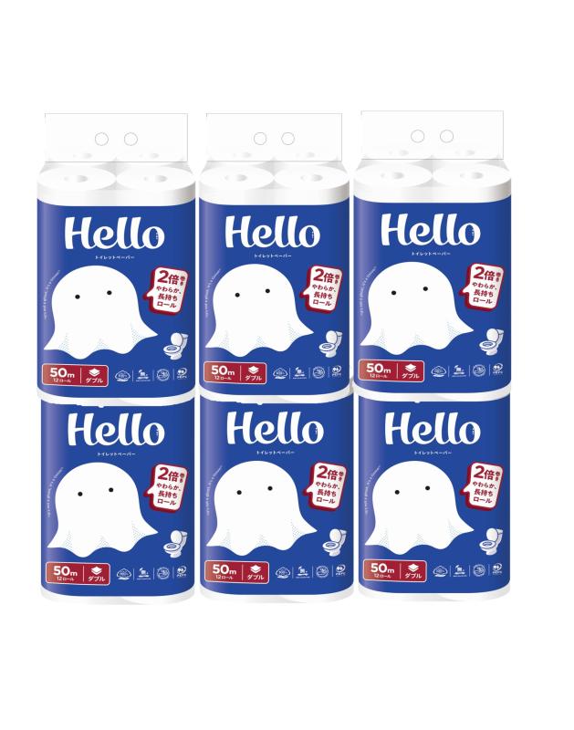 【ケース販売】ユニバーサル・ペーパー ハロー トイレットペーパー