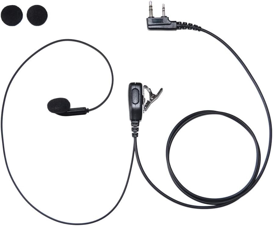 特定小電力 トランシーバー対応 3.5φ・2.5φ L型2ピンプラグ イヤホンマイク 予備イヤーパッド付属|スマイルセレクション
