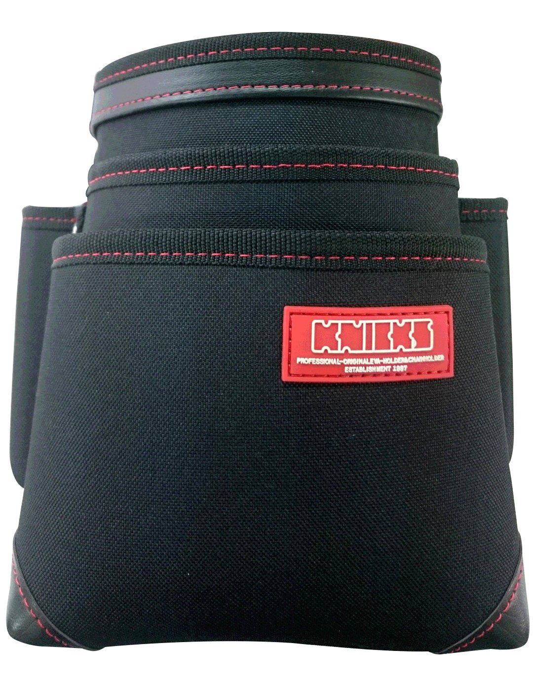 超軽量3段600D生地腰袋 テープフッカー付|スマイルセレクション
