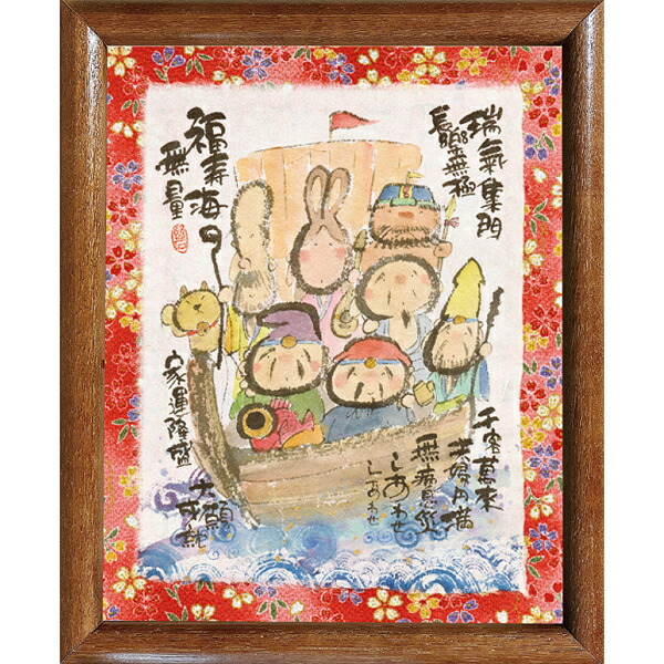 水晶画 七福神　貴石画 水晶画 七福神 貴石画 水晶画 七福神 貴石画