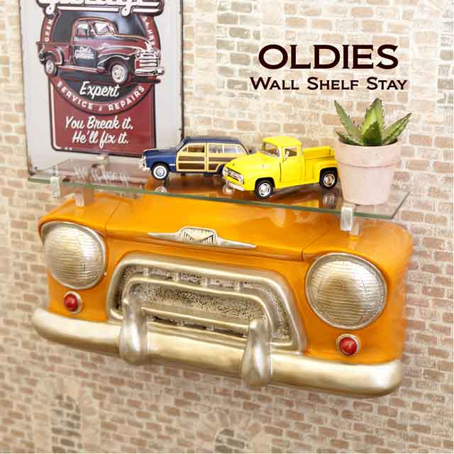 オールディーズ CAR HEADシェルフ Pickup Truck ORANGE