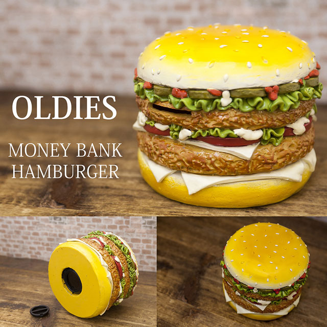 楽天市場】ハンバーガー 貯金箱 コインバンク ビッグマック レジン製