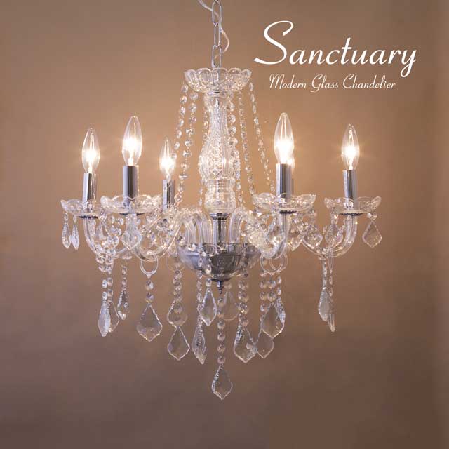 楽天市場】Trois トワ クリアガラス3灯シャンデリア : Maison de lustre