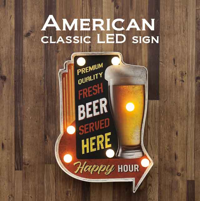 アメリカンクラシック LED Sign [FRESH BEER]