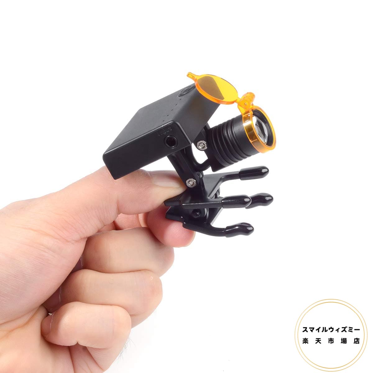 ワイヤレスLEDライト 3W クリップ式 DY-010 電池一体式 ポータブル 軽量 収納ケース付き 操作便利 実験室用 技工用 アウトドア