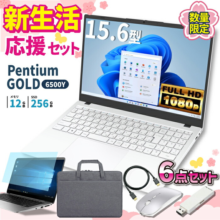 ＼百貨店大売り出し押さえる通貨価値／万覚え帳マイコン 新品 新やって行く勇気付ける 6点書き割り Intel Pentium GOLD 6500Y 記憶装置12GB SSD256GB Windows11 WPS Office付き添い人 15.6in 盛りだくさん固定ディスク 万覚え帳パソコン Wi-Fi Bluetooth HDMI すべり出し据え付ける済み 未経験者 白いこと 白