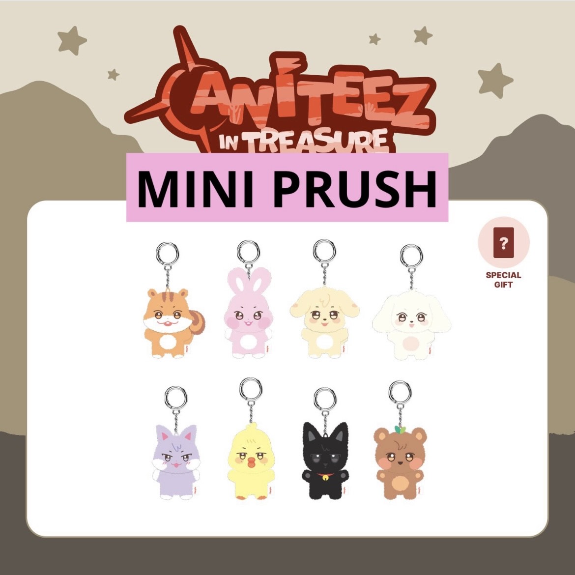 ateez アチズ ポップアップ マスコット プラッシュキーリング ATEEZ - ANITEEZ OFFICIAL MERCH – hello82.shop