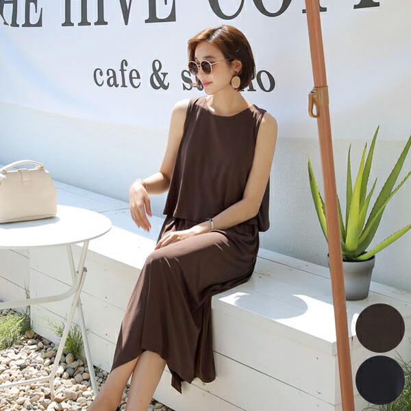 楽天市場 授乳 ワンピース キャミソール 授乳 ワンピース 夏 フォーマル 授乳服 ワンピース シンプル セットアップ風デザイン 両サイドスリット入 キャミ ワンピース ワンピ ノースリーブ キャミソール 授乳服 授乳 マタニティ 妊娠 出産 パジャマ 部屋着 ルームウエア