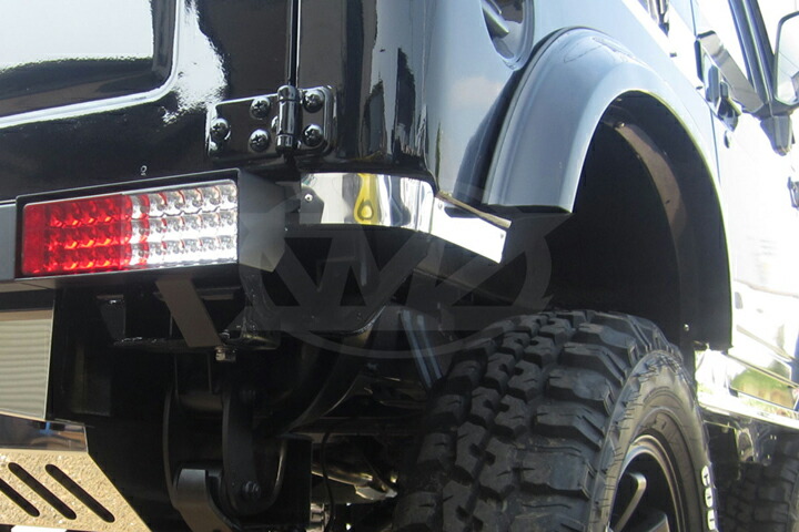 楽天市場 ジムニー Ja11 パーツ Sj Ja Sj系 リアコーナープレート チョビ ステンレス板製 バンパー 部品 Jimny Smz シートメタルジップ A4030 Smz シートメタルジップ