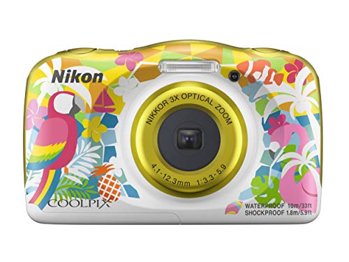 スイーツ柄 ブルー Nikon デジタルカメラ COOLPIX W150 クールピクス