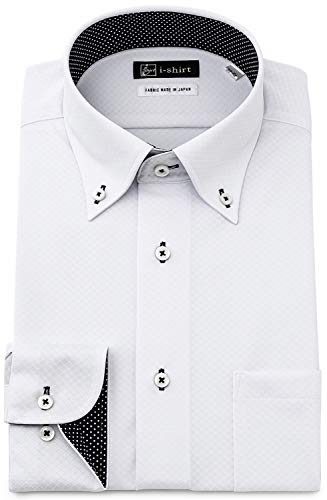 [i-Shirt(アイシャツ)]i-shirt 完全ノーアイロン ストレッチ 超速乾 レギュラーフィット 長袖 アイシャツ ワイシャツ メンズ