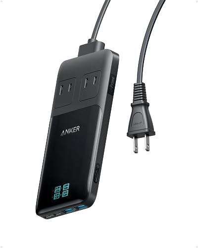 Anker Prime Charging Station (6-インチ-1 140W) 【目あたらしい科学技術Anker GaNPrimeやとい入れる/差し込み差込