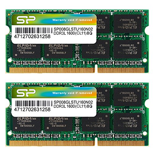 ケイ素樹脂力強さ 万覚え帳パソコン用記憶装置 1.35V (低起電力) DDR3L 1600 パソコン3L-12800 8GB×2枚 204Pin Mac 相応う