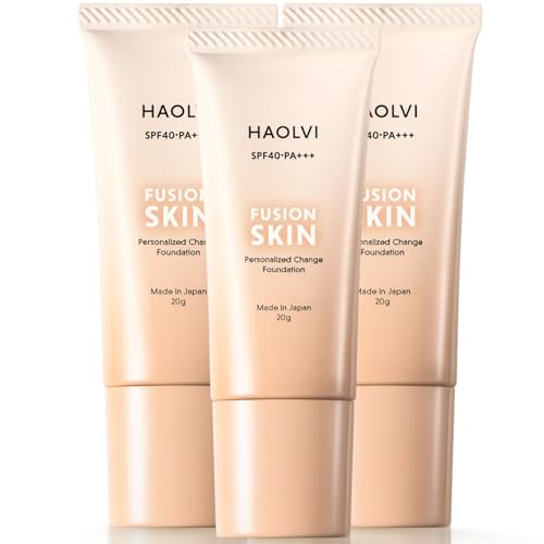 【美容専門家推薦】 ハオルビ (HAOLVI) ファンデーション 化粧下地 下地 クリームファンデーション 日焼け止め ファンデ 美容液ファンデ