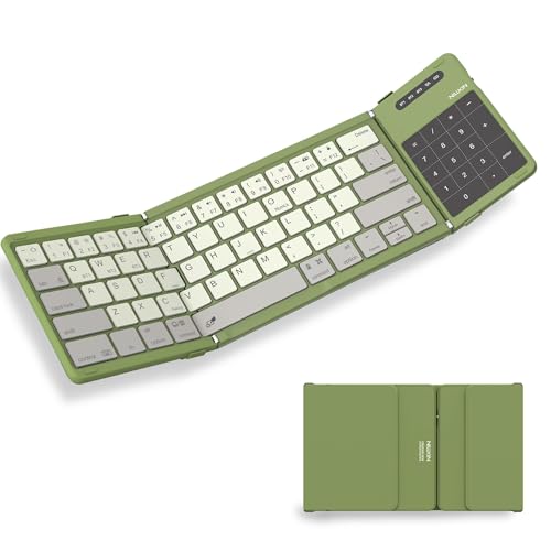 Nillkin 【店】 キーボード Bluetooth 折りたたみ式 ワイヤレス iPad用 無線 【タッチパッド＆テンキー2 in 1】 三台