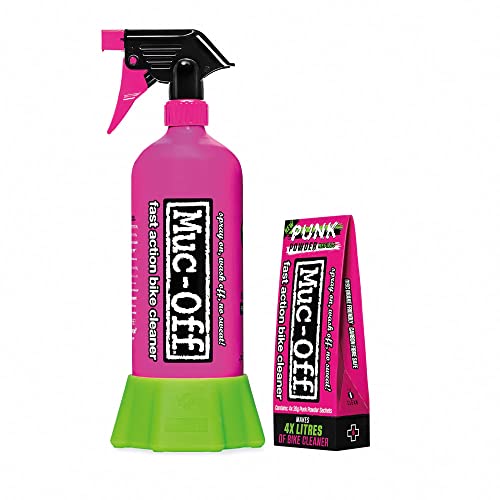 【日本定まり品】 Muc-Off(マックオフ) 銀輪 洗浄剤 ボトルフォーライフパンクパウダーバンドル [BOTTLE FOR LIFE P