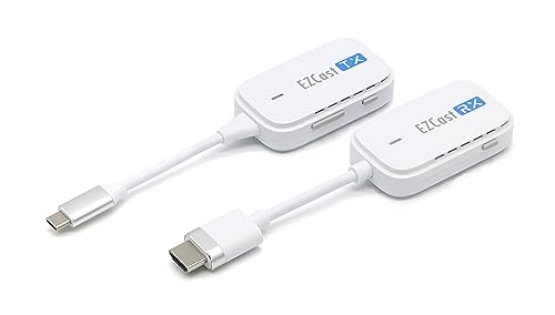 プリンストン EZCast Pocket ワイヤレスHDMI USB-C to HDMI 画面ミラーリング/拡張 (フルHD/HDCP) EZC