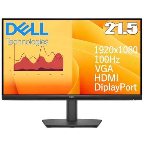 Dell 液晶見せびらかす E2225HM 21.5型/1920×1080/HDMI、DisplayPort、VGA/黒いこと/金棒引き：なし
