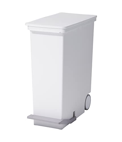 ライクイット (like-it) ペダル式ゴミ箱 オルア33ワイドタテ型分別ペダルペール ホワイト 約33L 日本製 LBD-14 フタ付きゴミ