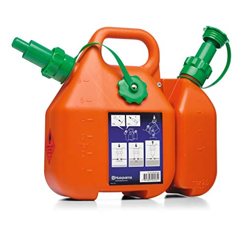 ハスクバーナ ポリ容器 コンビ缶 混合ガソリンタンク6L / チェーンオイルタンク2.5L 505698000|SNマート 店