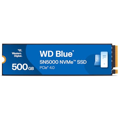 Western Digital 500GB WD Blue SN5000 NVMe 内蔵ソリッドステート運転 SSD - PCIe Gen